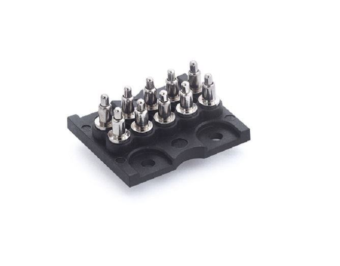 Double-head 10 pin Pogo Pin plated connector