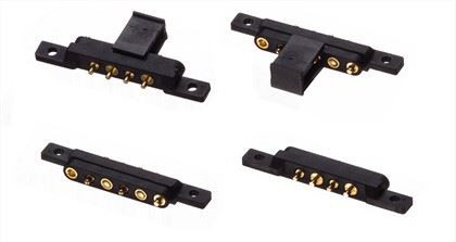 Dip design Pogo pin uros ja naaras liitin