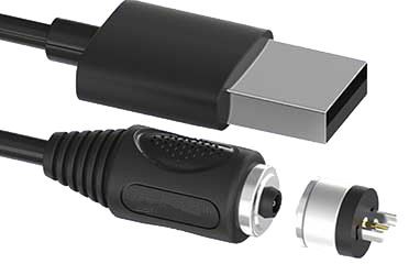 Kullattu uros-naaras Pogo Pin -liitin