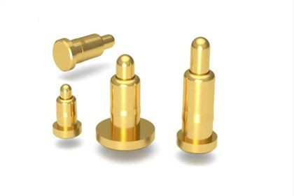 Jousikuormitteinen kullattu Pogo Pin