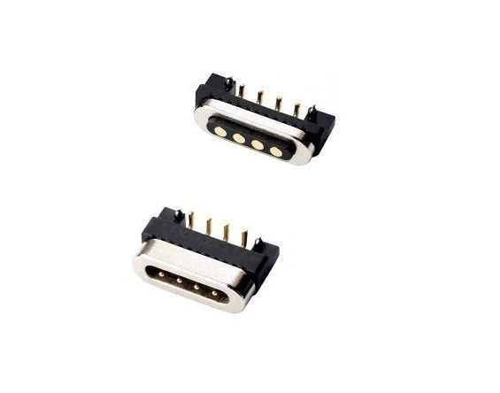 4 Pin Pogo Pin Magnetic Connector