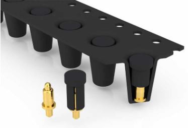 Spring-loaded Press-fit Pogo Pins